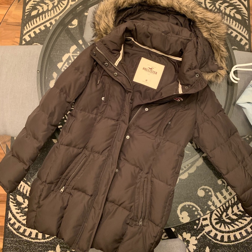 Fur hood parka